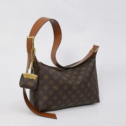 Fashionable Large Capacity Women'S Retro Crossbody Bag, Classic Retro Printed Shoulder Bag, Exquisite High-Quality Daily Commuting Bag for Women, Adjustable Shoulder Strap Women'S Tote Bag, Elegant Women'S Hobo Bag as a Gift for Women