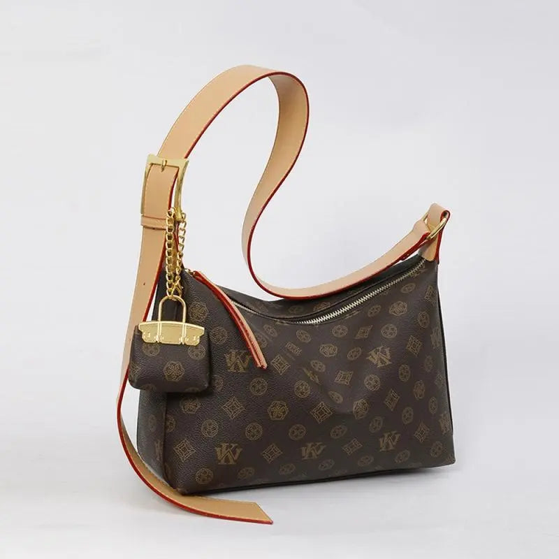 Fashionable Large Capacity Women'S Retro Crossbody Bag, Classic Retro Printed Shoulder Bag, Exquisite High-Quality Daily Commuting Bag for Women, Adjustable Shoulder Strap Women'S Tote Bag, Elegant Women'S Hobo Bag as a Gift for Women