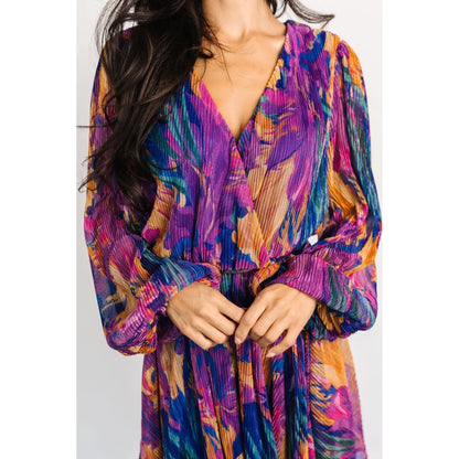 Rev Mini Dress in Blue Multi-Color